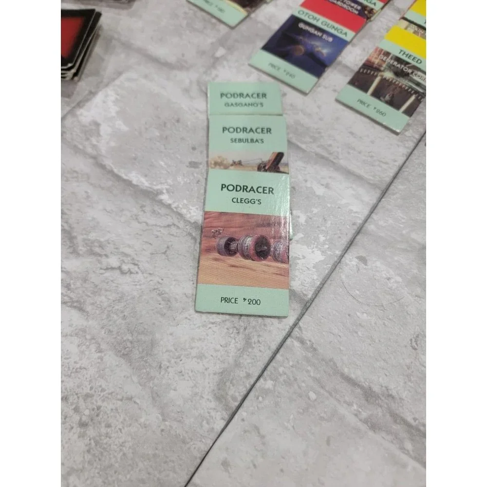 Monopoly Star Wars Episode 1 3D Collectors Edition Board‎ Game 1999 Complete